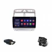 XMZWD 9"Radio Stéréo Multimédia Android 8.1 Système De Navigation GPS à écran Tactile/Bluetooth/Lien Miroir, pour Peugeot 307 2004-2013 (Contenir Appa