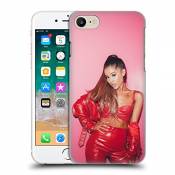 Head Case Designs sous Licence Officielle Ariana Grande Cuir Rouge Femme Dangereuse Coque Dure pour l'arrière Compatible avec Apple iPhone 7/8 / SE 20