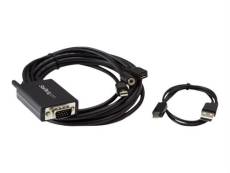 StarTech.com Câble adaptateur Mini DisplayPort vers VGA de 3 m avec audio - Convertisseur Mini DP vers VGA - M/M - 1920x1200 / 1080p - Convertisseur v
