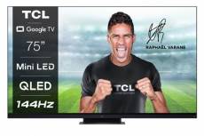 TV TCL 75C935 75" QLED 4K UHD Smart TV Aluminium brossé