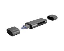 ICY BOX IB-CR200-C - Lecteur de carte (MMC, SD, microSD, SDHC, microSDHC, SDXC, microSDXC, SDHC UHS-I, microSDHC UHS-I) - USB 2.0