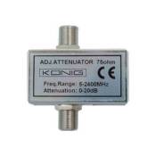 König - Atténuateur coaxial - connecteur F femelle