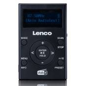 Radio portable DAB+/FM de poche avec lecteur MP3 Lenco PDR-011BK Noir