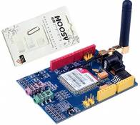 TECNOIOT SIM900 GPRS/GSM Shield Development Board Quad-Band Module with Antenna + Gift | Module Quadri-Bande de Carte de développement de Bouclier de