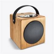 Enceinte Portable pour Enfants KIDZAUDIO Music Box Lecture USB et Bluetooth 10W Bois