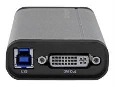 StarTech.com Boîtier d'acquisition vidéo DVI haute performance par USB 3.0 - Enregistreur vidéo compact - 1080p 60 fps - Aluminium - Convertisseur vid