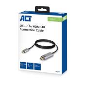 ACT Câble de Connexion USB-C vers HDMI 4 K @ 60 Hz,