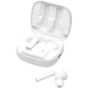 DeFunc TRUE GAMING - Écouteurs sans fil avec micro - intra-auriculaire - Bluetooth - blanc