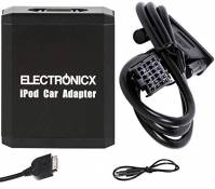 Electronicx Elec-M05-FRD1 Adaptateur Musique AUX Compatible avec iPhone, iPad, iPod, pour Ford 12 Pin changeur de CD mp3