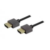 Metronic 470261 Câble HDMI High Speed + Ethernet mâle/mâle ultra fin 1,5 m