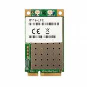 Mikrotik R11e-LTE Internal 150Mbit/s Networking Card - Networking Cards (Internal, Wireless, Mini PCI Express, 150 Mbit/s, Gold, Green)