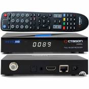OCTAGON SX89WL HD H.265 S2+IP HEVC Set-Ttop Box – Internet Smart TV Récepteur de carte, lecteur multimédia, Mediathek, DLNA, YouTube, radio Web, iOS &