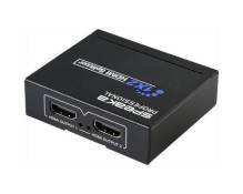 SpeaKa Professional SP-HDS-110 1+2 ports Répartiteur HDMI 3840 x 2160 pixels noir