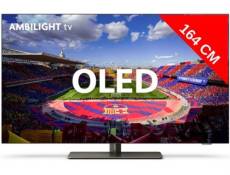 Philips 65OLED808 - Classe de diagonale 65" 8 Series TV OLED - Smart TV - Android TV - 4K UHD (2160p) 3840 x 2160 - HDR