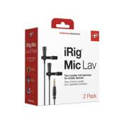 IK Multimedia iRig Mic Lav - Microphone (pack de 2)