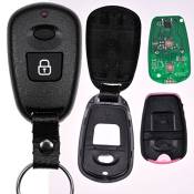 Télécommande pour clé de voiture - 1 boîtier sans fil + 1 émetteur 434 MHz + 1 batterie pour Hyundai
