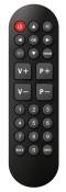Télécommande de remplacement Universelle 5 en 1 pour TV Samsung Cgv Fidelio Easy 5 Noir