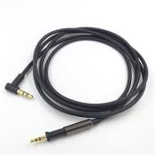 Câble audio pour casque AKG K450 Q460 Noir