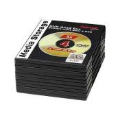 Hama DVD Quad Box - Boîtier pour DVD - noir (pack