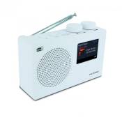Metronic 477252 Radio numérique DAB+ et FM RDS avec écran couleur - blanc