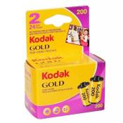 Pack 2 films couleur 200iso 24 poses Kodak Gold