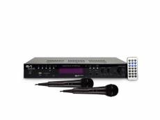 Amplificateur hifi - evidence acoustics ea-2100-bt - stereo-karaoke 2 x 50w - atm6000bt - usb sd bt fm - 2 micros inclus