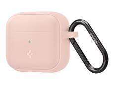 Spigen Silicone Fit - Étui pour écouteurs sans fil - silicone, polycarbonate - sable rose - pour Apple AirPods (3ème génération)