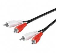 CABLE AUDIO STEREO 2 RCA vers 2 RCA MALE 1,50 m