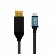 i-tec USB-C à DisplayPort Câble Adapter 4K/60 Hz 200cm, Compatible avec G-Sync/Freesync, HDR 400 – 1000