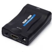 Convertisseur Scart Péritel vers HDMI - Branchez vos appareils peritel sur une prise HDMI - TV Vidéoprojecteur - HD - Straße Tech ®