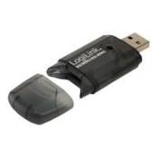 LogiLink Cardreader USB 2.0 Stick for SD/MMC - Lecteur de carte - 8 en 1 (MMC, SD, RS-MMC, MMCmobile, SDHC) - USB 2.0