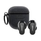 Pack écouteurs Bose QuietComfort Earbuds II Noir et etui de protection en tissu Noir