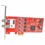 TBS6704 Carte PCIe Quad Tuner ATSC - Clear QAM - 8VSB – 4 Tuners pour la TV HD - ATSC/Clear QAM / 8VSB Quad Tuner PCIe Card