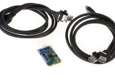 KALEA-INFORMATIQUE Carte mPCIe Mini PCI EXPRESS (MiniPCIE) 4 ports USB 3.0 (USB3 5G) avec Chipset NEC - Avec Cordons fournis