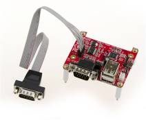 KALEA-INFORMATIQUE Plaque d'extension pour Raspberry Pi IoT 2 ports COM RS232 + 2 ports USB 2.0