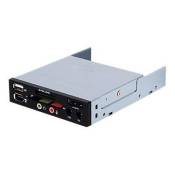 SilverStone FP35 - Lecteur de carte - 3,5 po (CF I, CF II, MS, MS PRO, Microdrive, MMC, SD, MS Duo, xD, MS PRO Duo, RS-MMC, SDHC) - USB 2.0