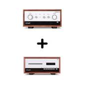 Amplificateur hi-fi Leak Stereo 130 Noyer + Platine CD CDT Noyer