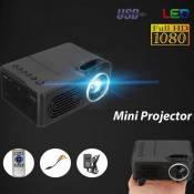 Mini projecteur de 4000 lumens Full HD 1080P LED Hifi