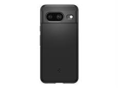 Spigen Thin Fit - Coque de protection pour téléphone portable - polycarbonate, polyuréthanne thermoplastique (TPU) - noir - pour Google Pixel 8