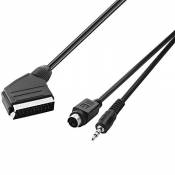 BestPlug câble adaptateur audio vidéo skart péritel