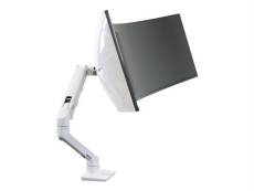 Ergotron HX - Composant de montage (pivot) - lourdement sollicité - pour Écran LCD - blanc - Taille d'écran : up to 49" - pour Ergotron HX Desk Monito