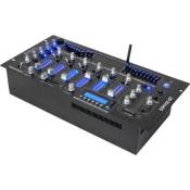 Ibiza Sound DJM102-BT - Mixeur analogique - 6 canaux - rack-montable