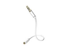 In-akustik-star audio extension cable 5,0 m blanc