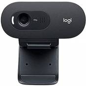 Logitech C505e Webcam Professionnelle HD - Webcam USB HD 720p pour Ordinateur de Bureau et Ordinateur Portable, avec Microphone Longue Portée, Compati