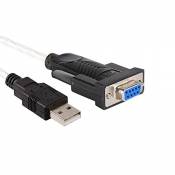 Câble adaptateur USB vers RS232, COOSO USB 2.0 mâle