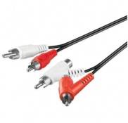 CABLE RCA STEREO / 2 RCA SPECIAL MALE et FEMELLE