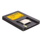 Delock 2½“ Drive SATA > Secure Digital Card - Lecteur de carte (SD, SDHC) - Serial ATA