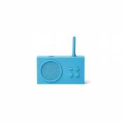 Enceinte Bluetooth et Radio TYKHO 3 LEXON Gomme Bleu