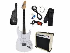 Kit guitare électrique + amplificateur 15w + acccessoires