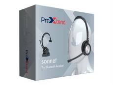 ProXtend Sonnet - Micro-casque - sur-oreille - Bluetooth - sans fil - USB-A via adaptateur Bluetooth - noir